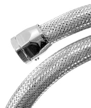 Spectre Stainless Steel Flex Heater Hose Kit 5/8in. Diameter - 4ft. Chrome Spectre Hoses