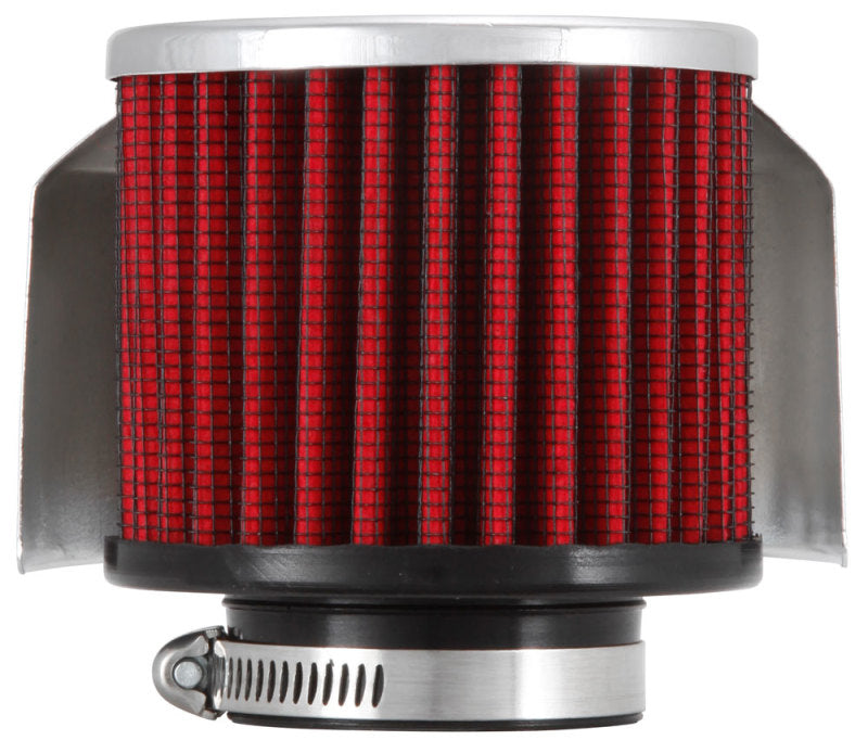 K&N 1.5in Flange ID x 3in OD x 2.5in Height Clamp On Crankcase Vent Filter K&N Engineering Air Filters - Universal Fit