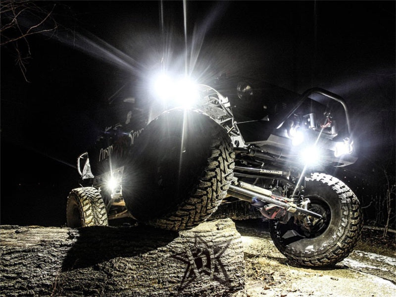 Rigid Industries Rock Light Kit- Red (4 lights) Rigid Industries Sidemarkers & Indicators