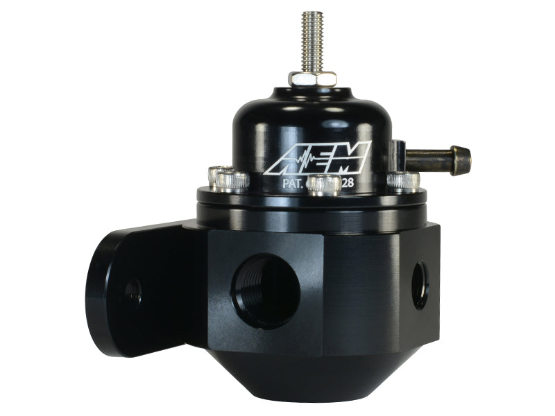 AEM Universal Black Adjustable Fuel Pressure Regulator AEM Fuel Pressure Regulators