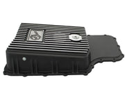 aFe Power Transmission Pan Black Machined 11-14 Ford 6R140 Trucks V8 6.7L (td) aFe Diff Covers