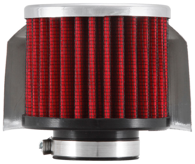 K&N 1.375in Flange ID x 3in OD x 2.5in Height Clamp On Crankcase Vent Filter K&N Engineering Air Filters - Universal Fit
