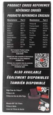 K&N Cellulose Media Fuel Filter 3in OD x 5.625in L K&N Engineering Fuel Filters