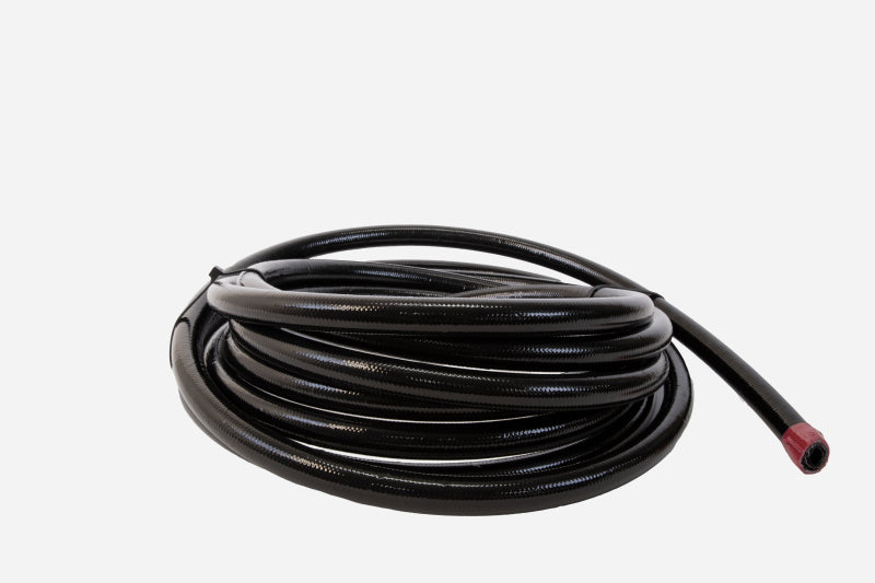 Aeromotive PTFE SS Braided Fuel Hose - Black Jacketed - AN-08 x 4ft Aeromotive Hoses