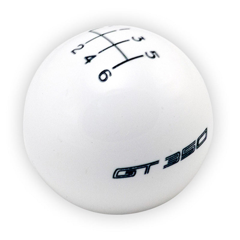 Ford Racing 15-19 Mustang GT350 White 6-Speed Shift Knob Ford Racing Shift Knobs