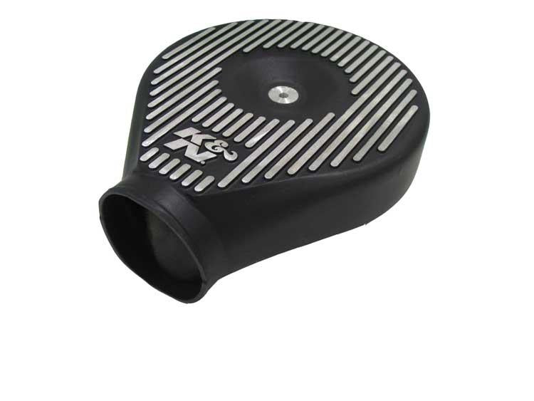 K&N Universal Plenum 11.89in L x 9in Dia x 4.75in H - Black K&N Engineering Air Intake Components