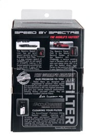 Spectre Adjustable Conical Air Filter 2-1/2in. Tall (Fits 3in. / 3-1/2in. / 4in. Tubes) - Black Spectre Air Filters - Universal Fit