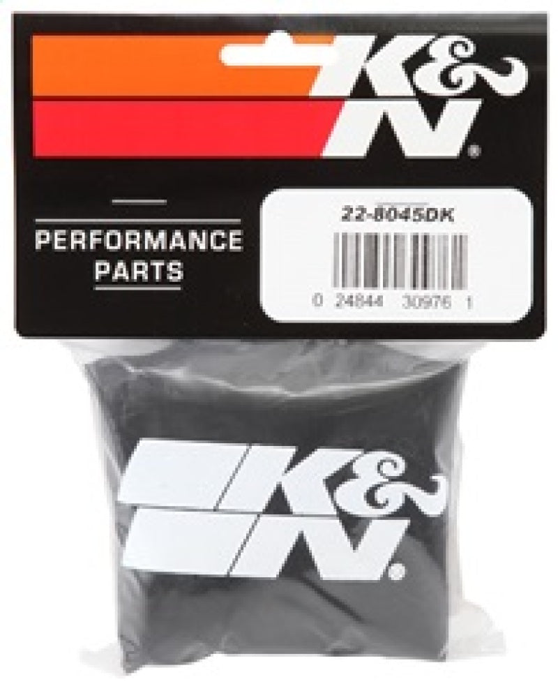 K&N 6in ID x 6inH Closed Top Black Drycharger Air Filter Wrap K&N Engineering Pre-Filters