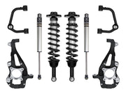 ICON 21-23 Ford F150 4WD 3.5-4.5in Stage 1 Suspension System With Tubular Upper Control Arms ICON Coilovers