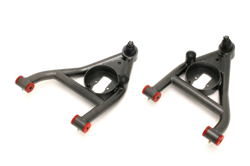 BMR 67-69 1st Gen F-Body Lower A-Arms Non-Adj. Rear Bump Stops (Polyurethane) - Black Hammertone BMR Suspension Bushing Kits