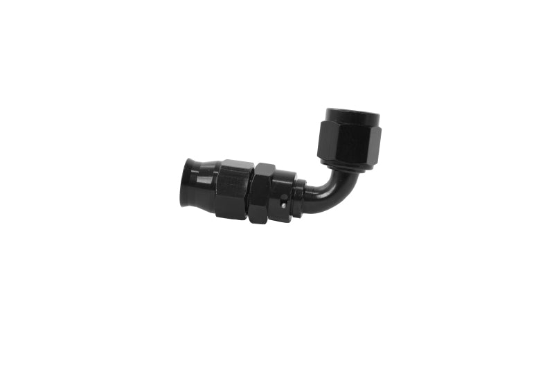 Aeromotive PTFE Hose End - AN-06 - 90 Deg - Black Anodized Aeromotive Fittings