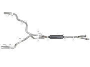 aFe MACH Force-Xp Cat-Back Exhaust w/Dual Hi-Tuck Tips 17-18 Ford F-150 Raptor V6-3.5L (tt) aFe Catback