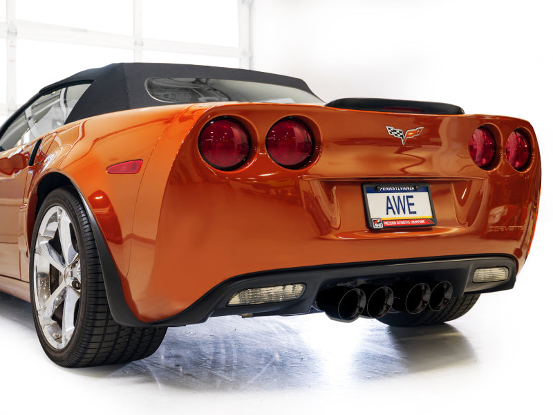 AWE Tuning 05-07 C6 Chevrolet Corvette 6.0L Touring Edition Axle-Back Exhaust w/ Diamond Black Tips AWE Tuning Axle Back