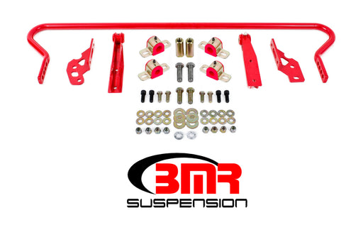 BMR 11-14 S197 Mustang Rear Hollow 25mm Adj. Sway Bar Kit w/ Bushings - Red BMR Suspension Sway Bars