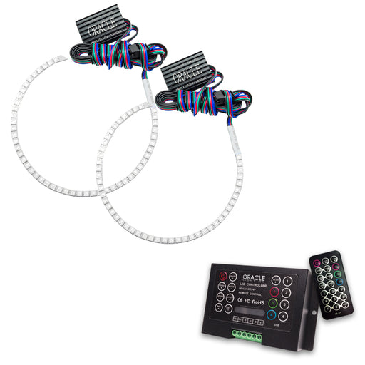 Oracle Ford Mustang GT/V6 10-12 Halo Kit - ColorSHIFT w/ 2.0 Controller ORACLE Lighting Headlights