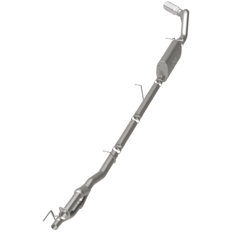 MagnaFlow Sys C/B 11-15 Ford Super Duty F250 6.2L EC CC, SS 3.5in Single Rear Pass Side Ext 5in Tip Magnaflow Catback