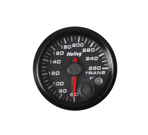Holley Analog Style Transmission Temperature Gauge 26-605 HOLLEY Autoparts