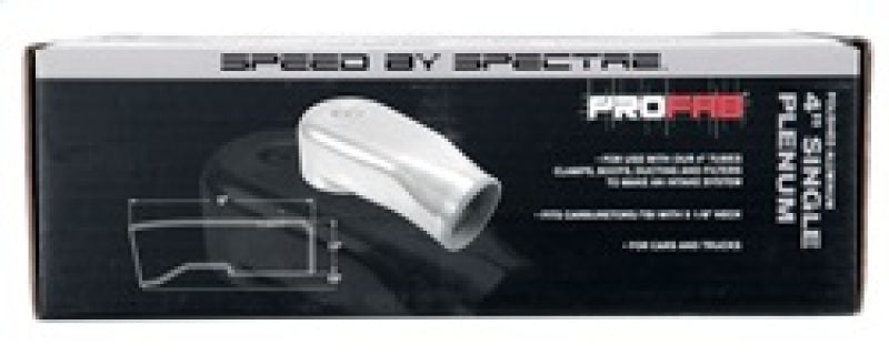 Spectre Plenum 4in. OD x 9in. (Air Cleaner to Stud Inlet) - Single Spectre Intake Manifold Plenum