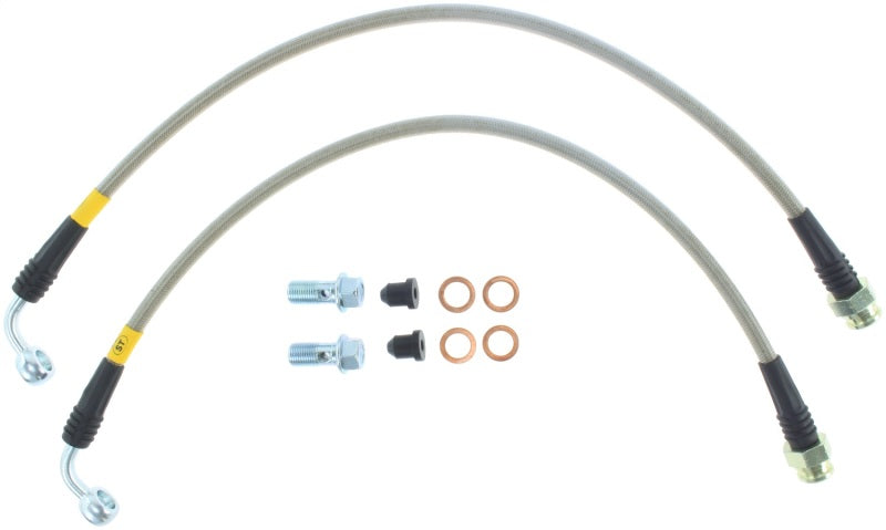 StopTech 14-17 Chevrolet Corvette Stainless Steel Front Brake Lines Stoptech Brake Line Kits