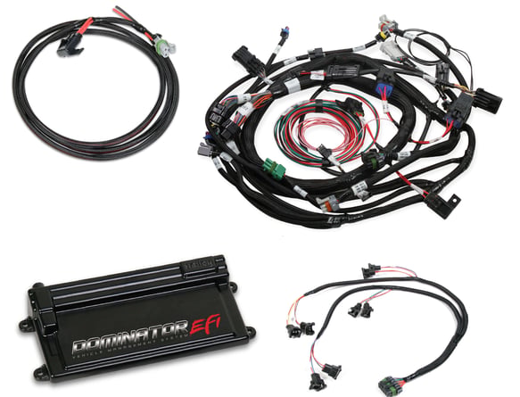 Dominator EFI Kit - Ford - COP Main Harness With Coil on Plug Main and Sub Harness with EV1 Injector Harness 550-655 HOLLEY Autoparts
