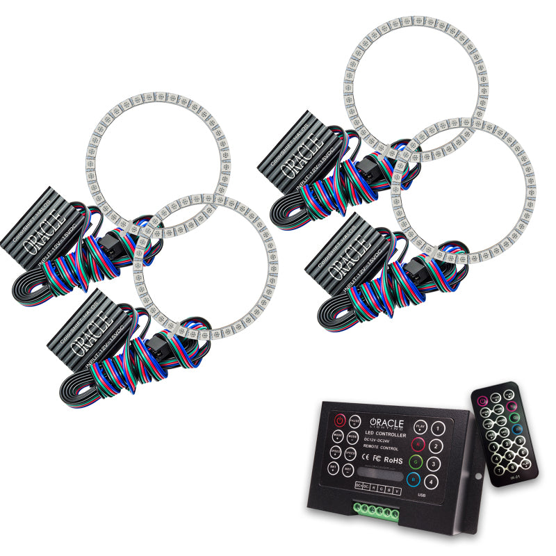 Oracle Chevrolet Corvette C6 05-13 Halo Kit - ColorSHIFT w/ 2.0 Controller