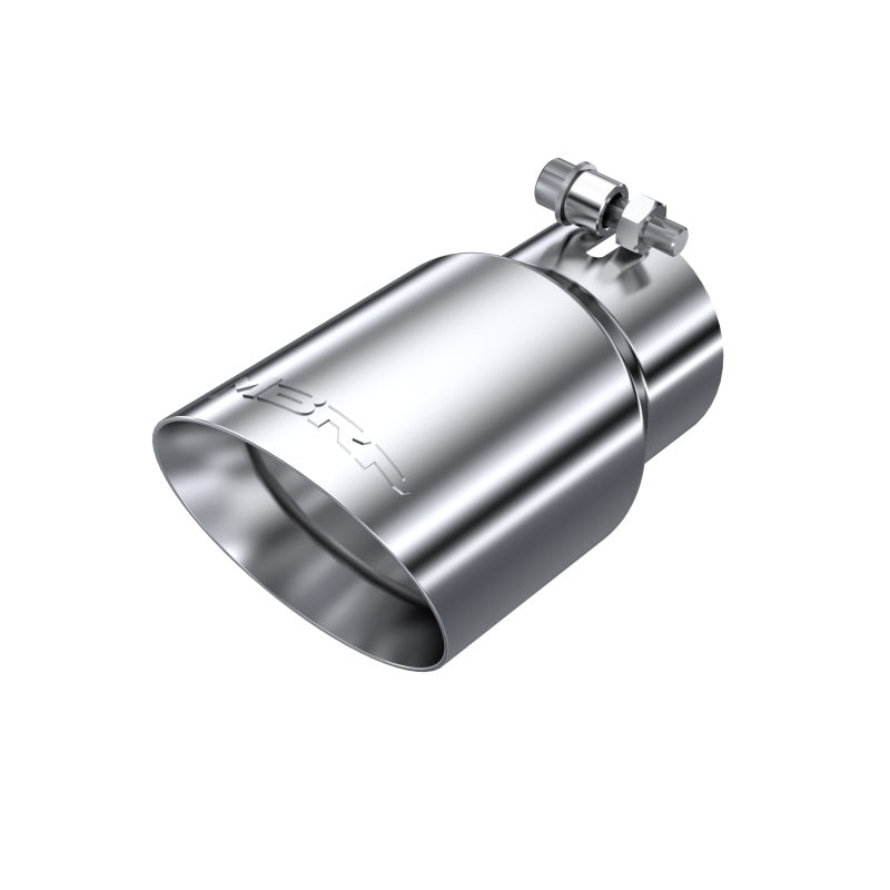 MBRP Universal Tip 4in O.D. Dual Wall Angled 3in inlet 8in length T304 MBRP Steel Tubing