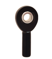 QA1 A Series Endura Rod End - Male/Left Hand - .5in Bore x 5/8-18 - Black Aluminum QA1 Tie Rods