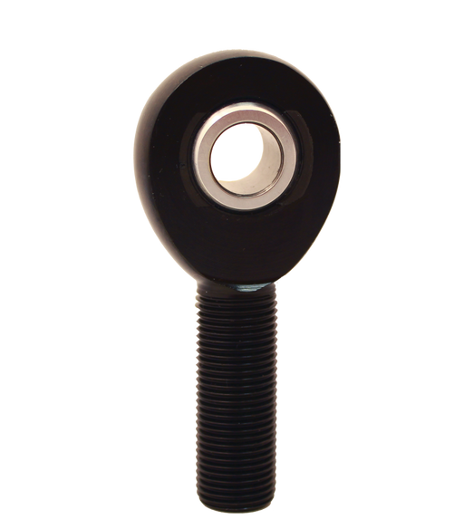 QA1 A Series Endura Rod End - Male/Right Hand - .5in Bore x 5/8-18 - Black Aluminum QA1 Tie Rods