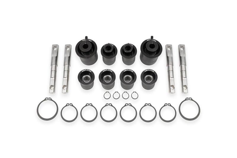 BMR 97-04 Chevrolet Corvette C5 / 05-13 C6 Front Upper & Lower Control Arms Bearing Kit - Black BMR Suspension Bushing Kits