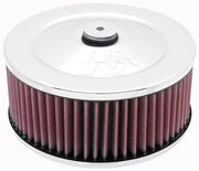 K&N Round Air Filter Assembly K&N Engineering Air Filters - Universal Fit