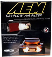 AEM 2015 Ford Mustang 2.3L/3.7L/5.0L Dryflow Air Filter AEM Induction Air Filters - Drop In
