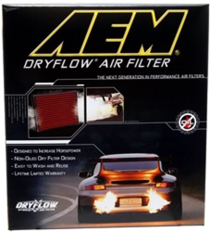 AEM 2015 Ford Mustang 2.3L/3.7L/5.0L Dryflow Air Filter AEM Induction Air Filters - Drop In