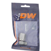 DeatschWerks 8AN Female Flare to 6AN Male Flare Reducer - Anodized DW Titanium DeatschWerks Fittings