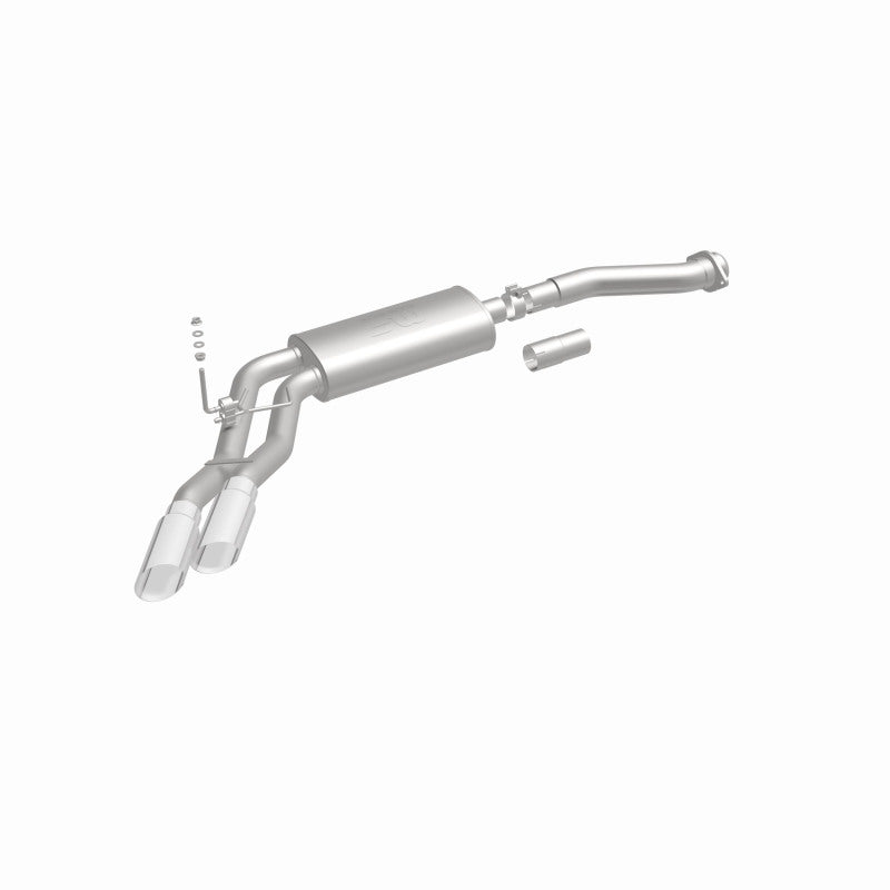 MagnaFlow 11-13 Ford F-150 Pickup Dual Same Side Before P/S Rear Tire Stainless CatBack Perf Exhaust Magnaflow Catback