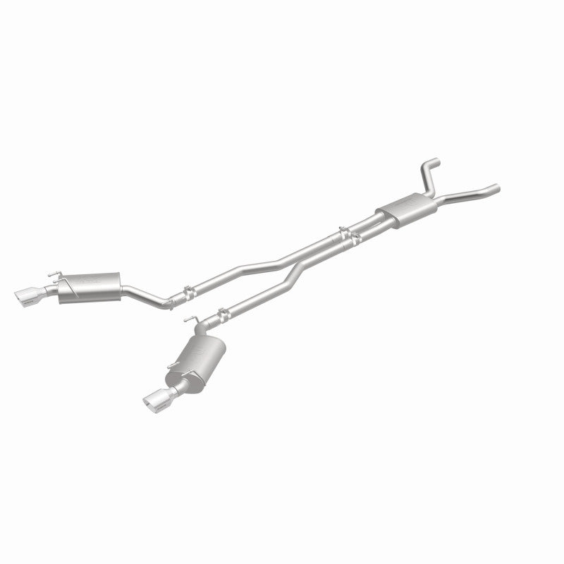 MagnaFlow Cat-Back Stainless Dual Split Rear Exit 4in Polished Tips 11-15 Chevy Camaro 3.6L V6 Magnaflow Catback