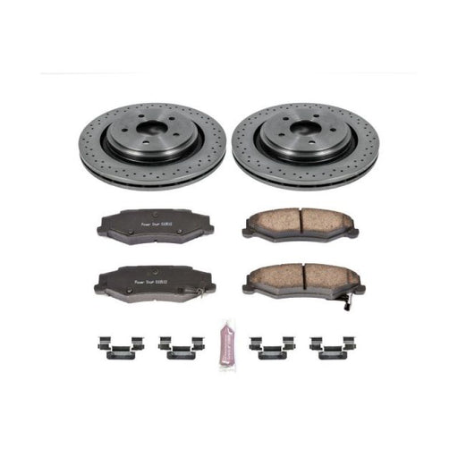 Power Stop 06-09 Cadillac XLR Rear Autospecialty Brake Kit PowerStop Brake Kits - OE
