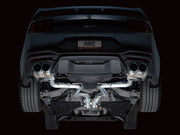 AWE 2024 Ford Mustang GT Fastback S650 RWD SwitchPath Cat-Back Exhaust w/ Quad Chrome Silver Tips AWE Tuning Catback