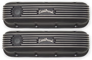 Edelbrock Valve Cover Classic Series Chevrolet 1965 and Later 396-502 V8 Black Edelbrock Valve Covers