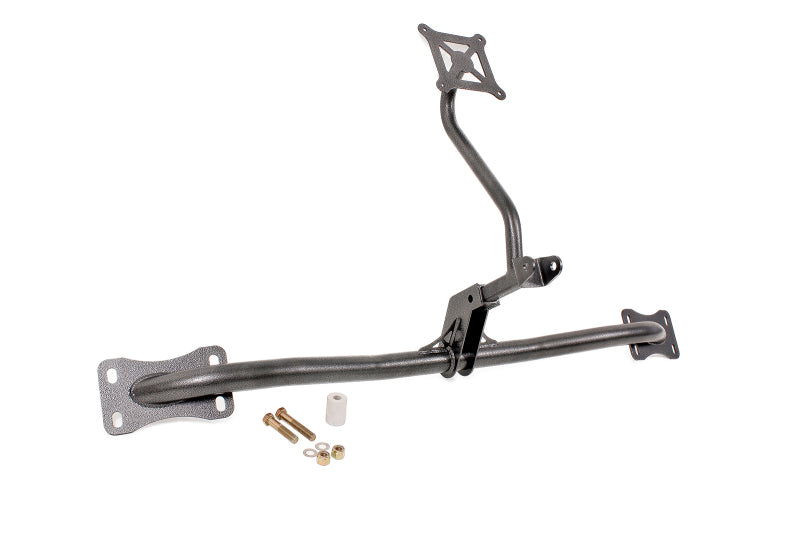 BMR 05-14 S197 Mustang Bolt-On Parachute Mount - Black Hammertone BMR Suspension Brackets