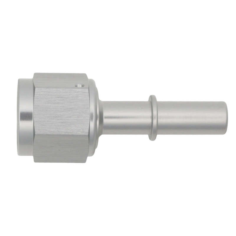 DeatschWerks 8AN Female Flare Swivel to 3/8in Male EFI Quick Disconnect - Anodized DW Titanium DeatschWerks Fuel Components Misc