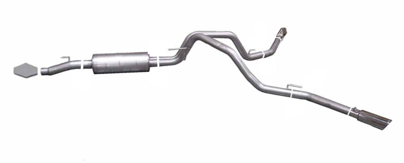 Gibson 11-14 Ford F-150 FX4 5.0L 3in/2.5in Cat-Back Dual Extreme Exhaust - Stainless Gibson Catback