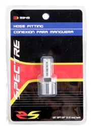 Spectre Fuel Fitting 3/8in. Hose Barb NPT Threads - Chrome Spectre Fittings