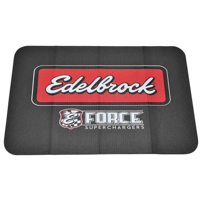 Edelbrock Racing Fender Cover - PVC Foam Mat - 2 Color Printed Edelbrock Racing Logo Edelbrock Hardware Kits - Other
