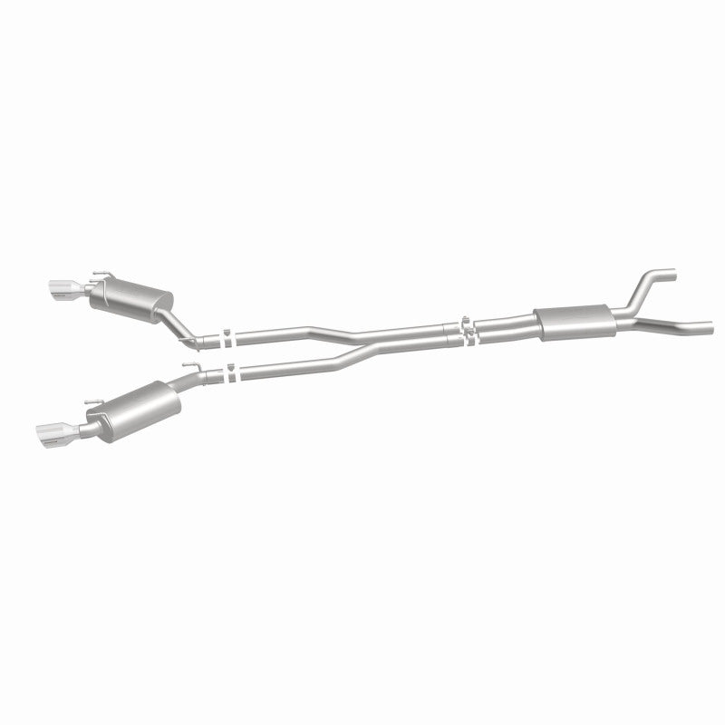 MagnaFlow Cat-Back Stainless Dual Split Rear Exit 4in Polished Tips 11-15 Chevy Camaro 3.6L V6 Magnaflow Catback