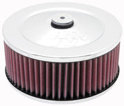 K&N Round Air Filter Assembly K&N Engineering Air Filters - Universal Fit