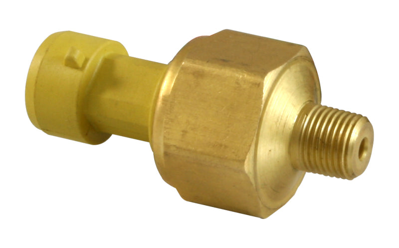 AEM 150 PSIg MAP Brass Sensor Kit (Includes 150 PSIg Brass Sensor & 12in Flying Lead Connector) AEM Gauges