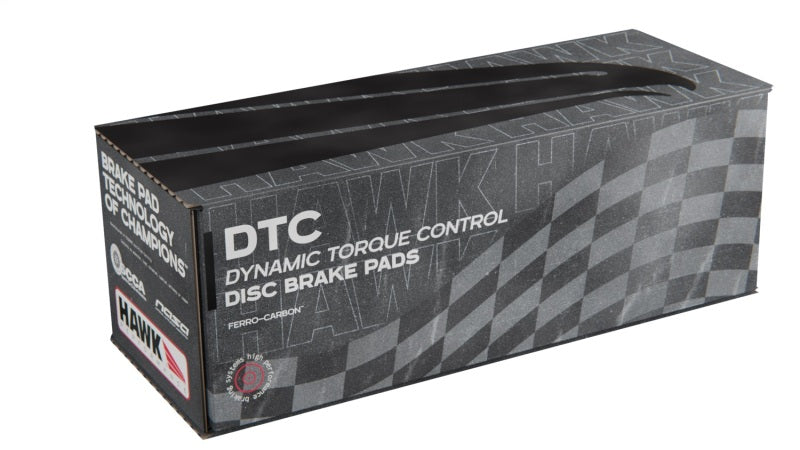 Hawk Ferro-Carbon Black Powder Coat DTC-70 Motorsports Brake Pads - 12.446mm Thickness Hawk Performance Brake Pads - Racing