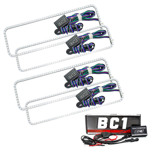 Oracle Ford F250 05-07 Halo Kit - ColorSHIFT w/ BC1 Controller ORACLE Lighting Headlights