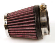 K&N Universal Chrome Filter 1 15/16 inch FLG / 3 inch Base / 2 inch Top / 3 inch Height K&N Engineering Air Filters - Universal Fit