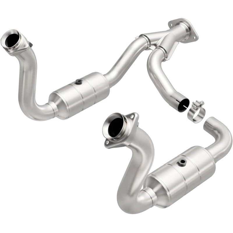 Magnaflow Conv DF 08-10 Ford F-250/F-250 SD/F-350/F-350 SD 5.4L/6.8L / F-450 SD 6.8L Y-Pipe Assembly Magnaflow Catalytic Converter Direct Fit